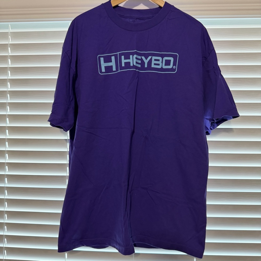 Heybo Purple Short Sleeve Men's Tee